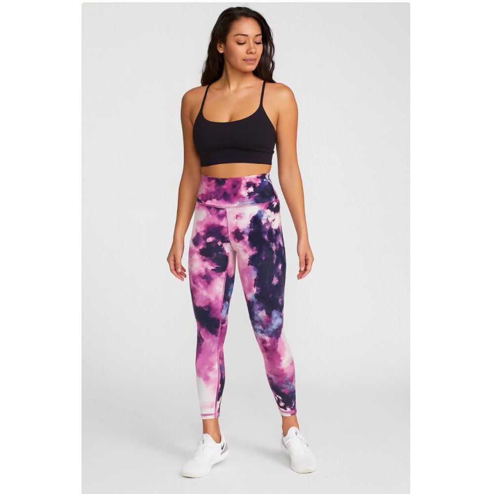 Lululemon Women's‎ Wunder Under Blooming Pixie Multi Size 4 Stretch RARE Tie Dye